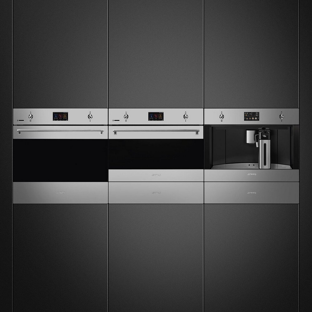 Máquina Café e Cappuccino Automática Encastrável Smeg Classica CMS4303X - Inox 6