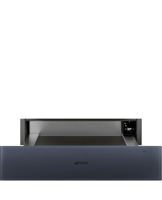Gaveta de Aquecimento Encastrável Smeg Linea CPRT115G de 15 cm de Altura - Neptune Grey 1