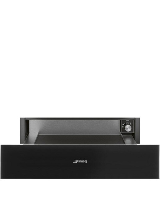 Gaveta de Aquecimento Encastrável Smeg Linea CPR115B3 de 15 cm de Altura - Preto Preto-1