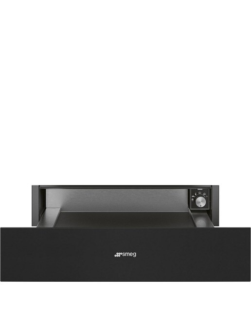 Gaveta de Aquecimento Encastrável Smeg Classica CPR315N de 15 cm de Altura - Preto Preto-1