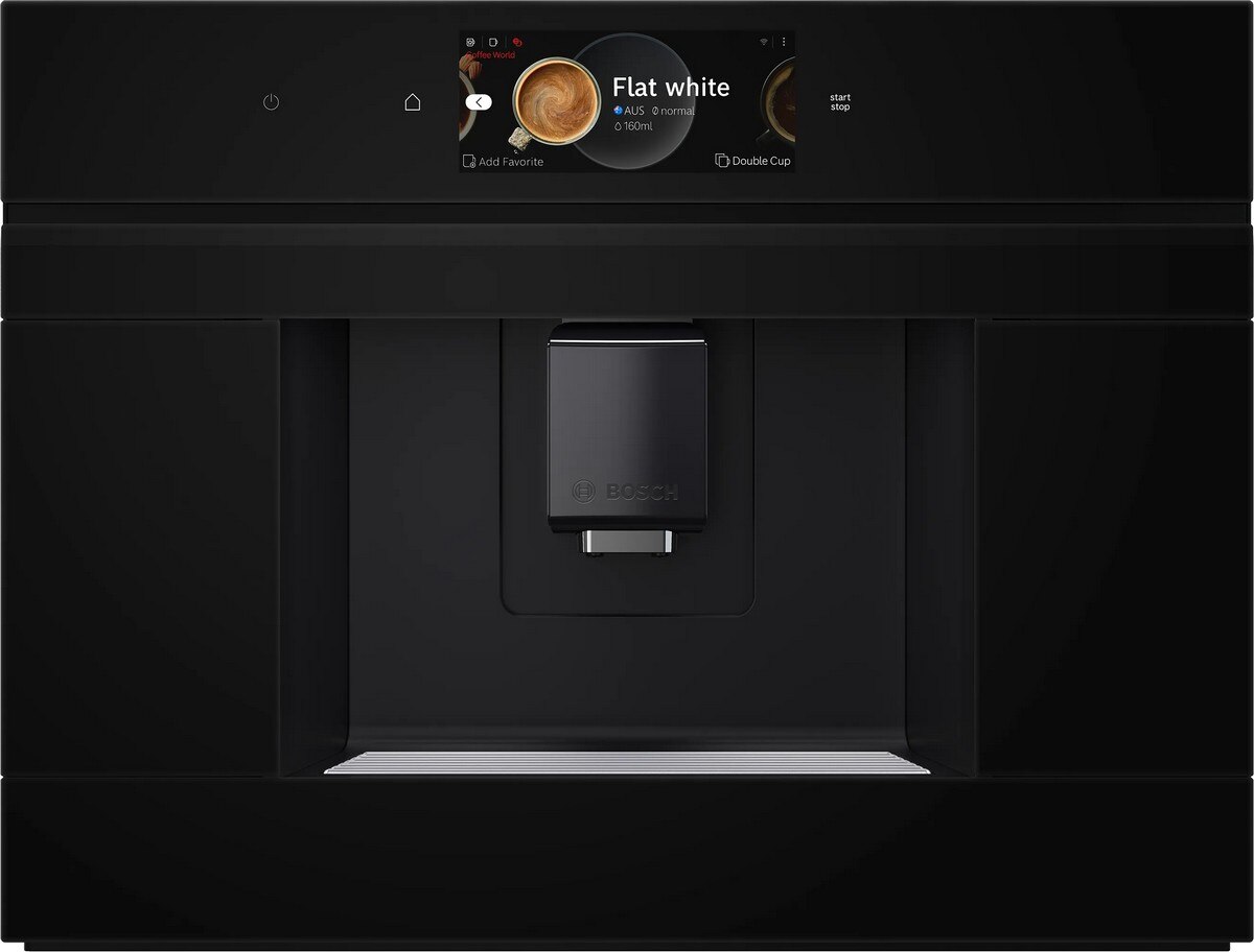 Máquina de Café Automática Encastrável Bosch Serie 8 CTL7181B0 Home Connect de 19 bar - Preto Preto-2