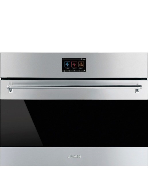 Imagem 0 de Abatedor de Temperatura Smeg Classica SBC4304X Ventilado Compacto de 45 cm - Aço Inox