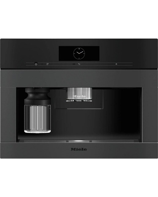Máquina de Café Encastrável Miele CVA 7845 125 com DirectWater Gala Ed - Preto Obsidiano Mate Preto-1