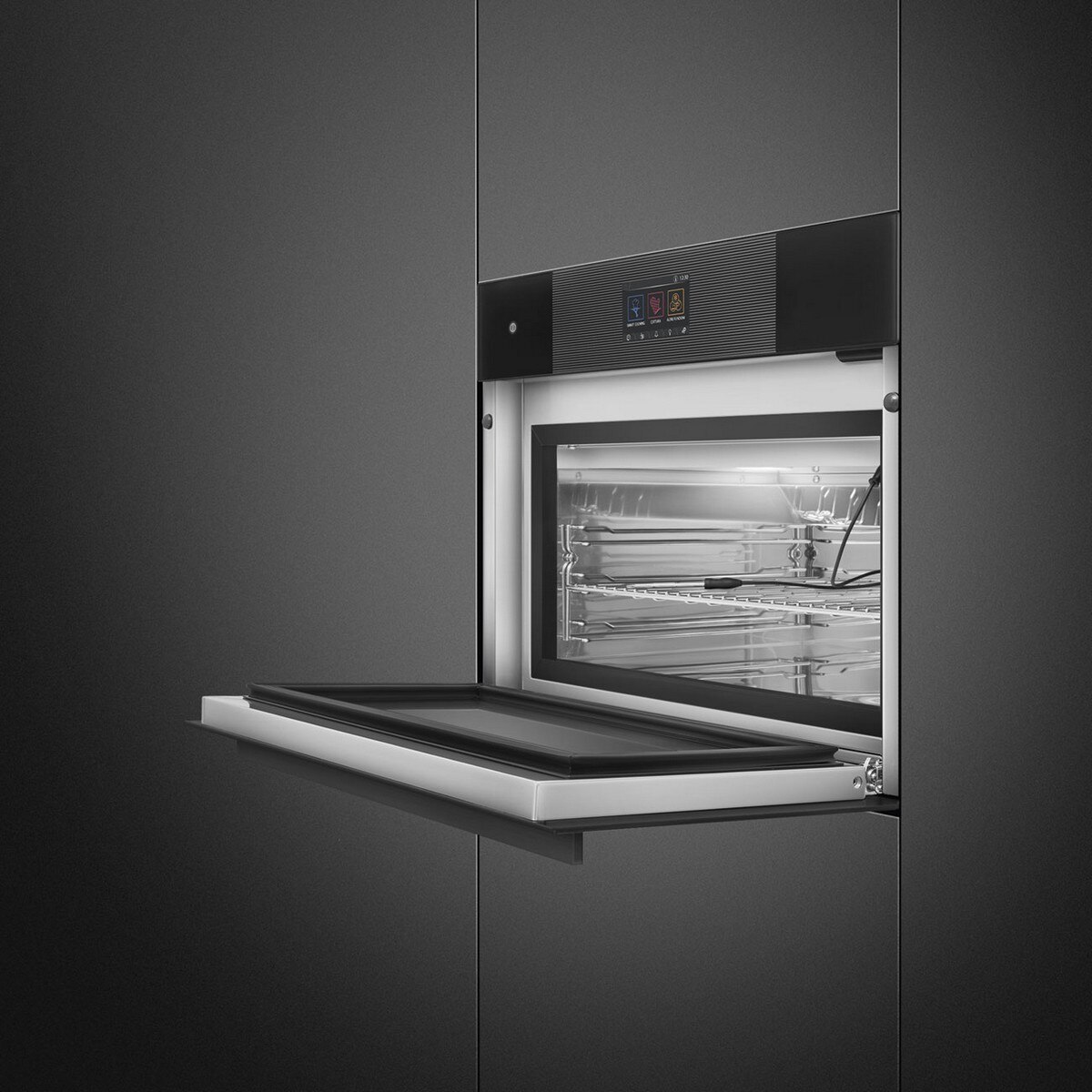 Abatedor de Temperatura Smeg Linea SBC4104B3 de 31 Litros - Preto Preto-6