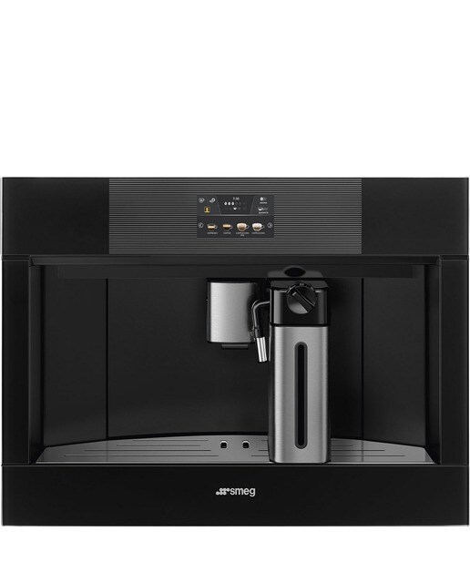 Máquina de Café Expresso Encastrável Smeg Linea CMS4104B3 Compacta 45 cm e de 15 bar - Preto Preto-1