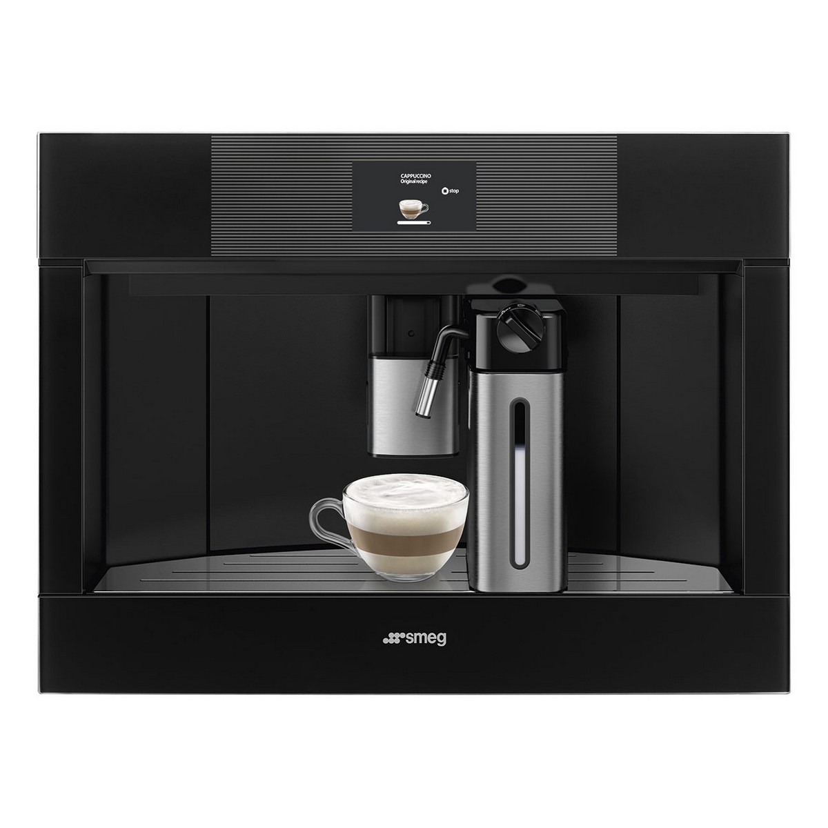 Máquina de Café Expresso Encastrável Smeg Linea CMS4104B3 Compacta 45 cm e de 15 bar - Preto Preto-3