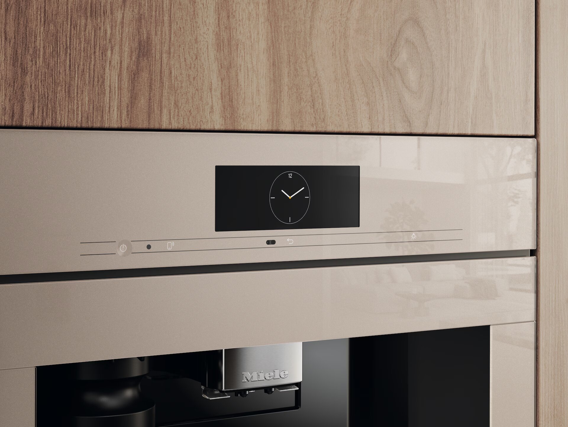 Máquina de Café Encastrável Miele CVA 7845 com DirectWater, CoffeeSelect e AutoDescale - Bege Pérola Bege-2