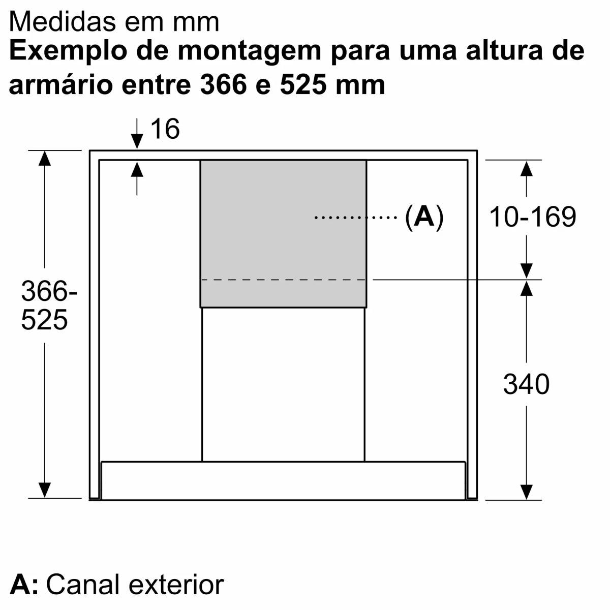 Extensão de Conduta de Ventilação Bosch, DWZ1IB6N2 • 17008923, Preto mate Preto-3