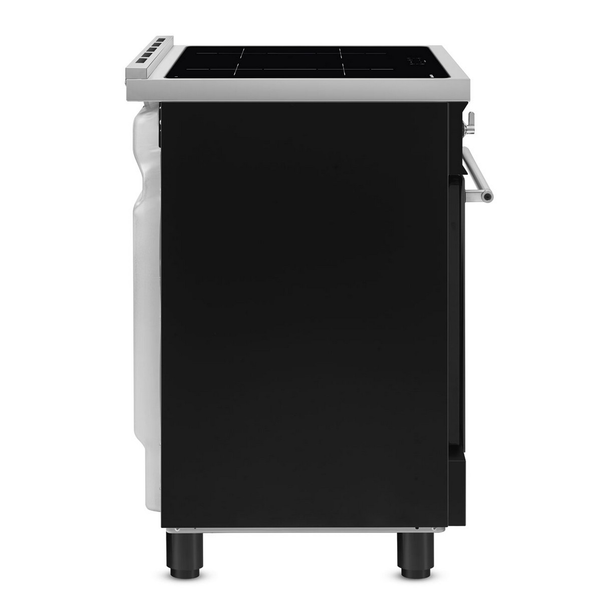 Fogão Elétrico com Placa de Indução Smeg Classica C6IPBLT2 de 4 Zonas e de 70 Litros - Preto Preto-7