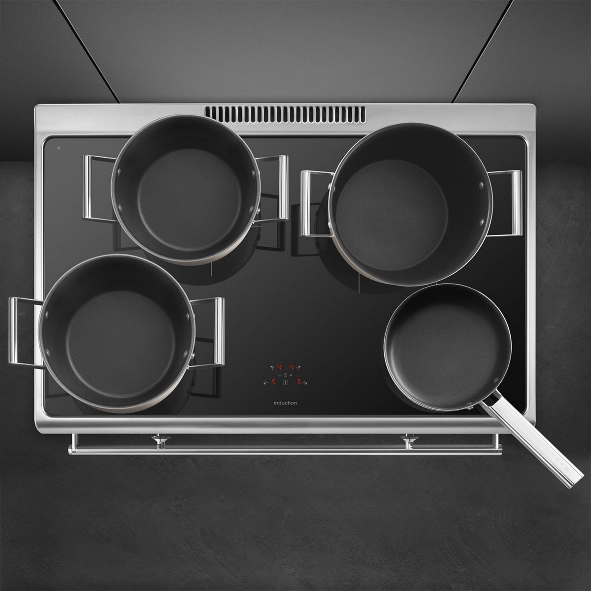 Fogão Elétrico com Placa de Indução Smeg Classica CG90CIXT de 4 Zonas e de 115 Litros - Aço Inox Aço inoxidável-6