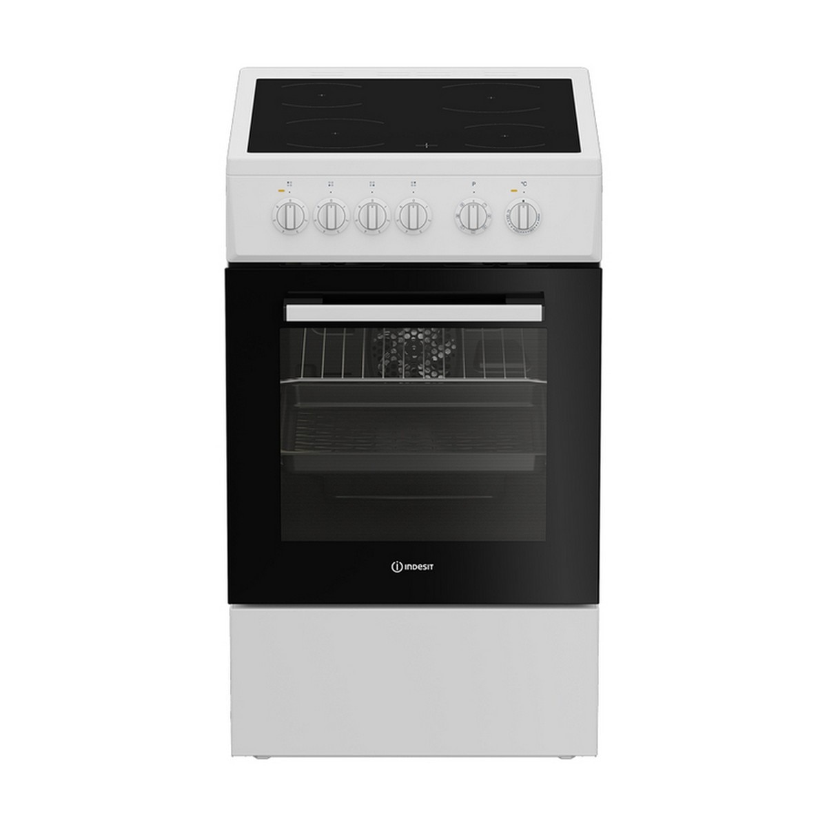Imagem 0 de Fogão com Forno Multifunções Indesit I5V8PMW de 60cm