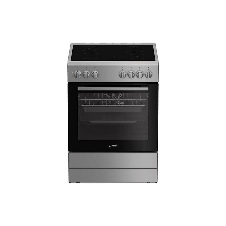 Imagem 0 de Fogão Elétrico com Placa Vitrocerâmica Indesit I6V5PMS Hidrolítico de 60 cm - Inox