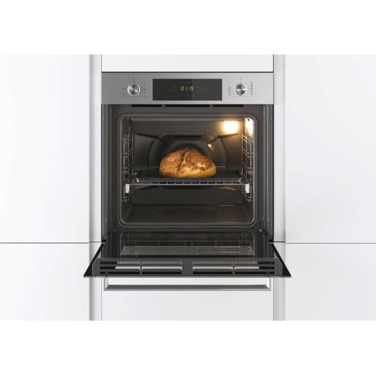 Forno Multifunções Candy Timeless FCT 825 XL Wifi e Aquactiva e de 70 Litros - Inox Inox-3