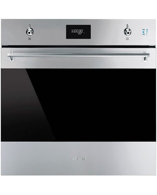 Forno Galileo Pyro Steam Smeg Classica SOP6301S2X Combinado com Vaporeira, Pirolítico e de 68 Litros - Aço Inox Aço inoxidável-1