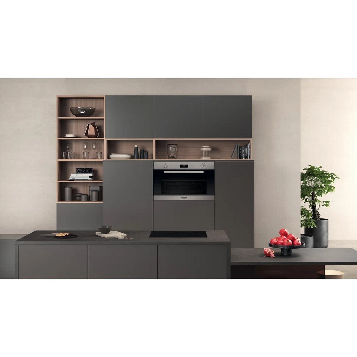 Forno Multifunções Compacto Hotpoint MS3 744 IX HA de 100 Litros - Inox Inox-2