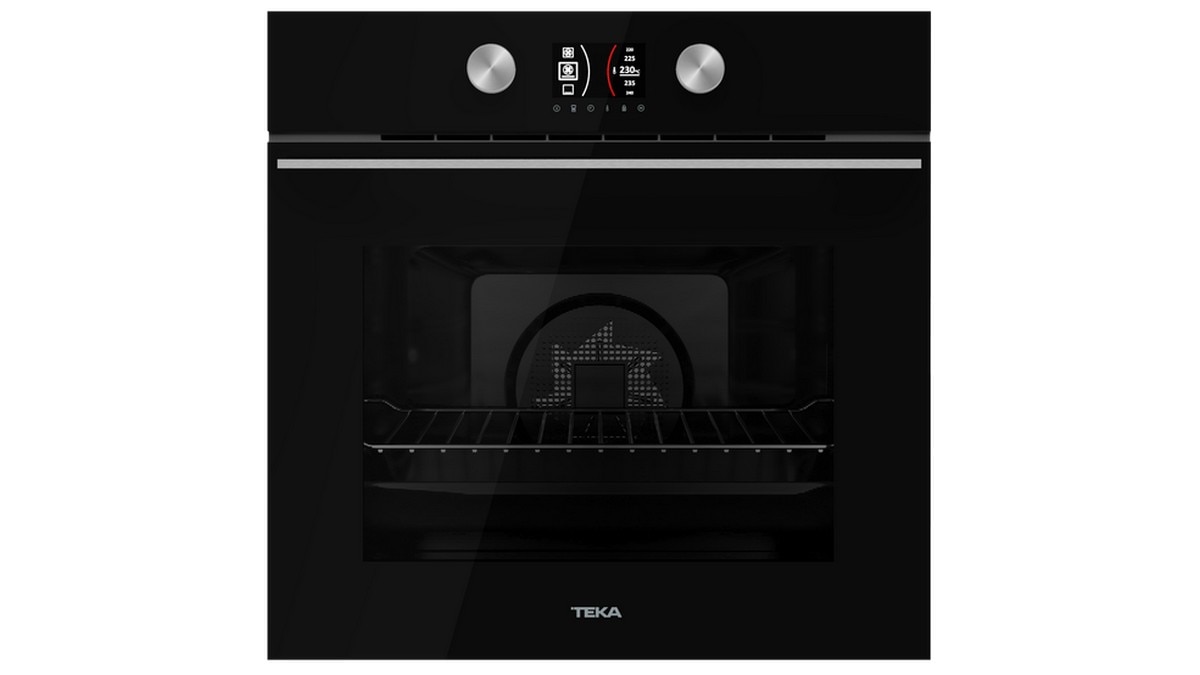 Forno Multifunções Edição Urban Colors Teka HLB 8600 BK E SurroundTemp A+ - Vidro Preto Preto-2