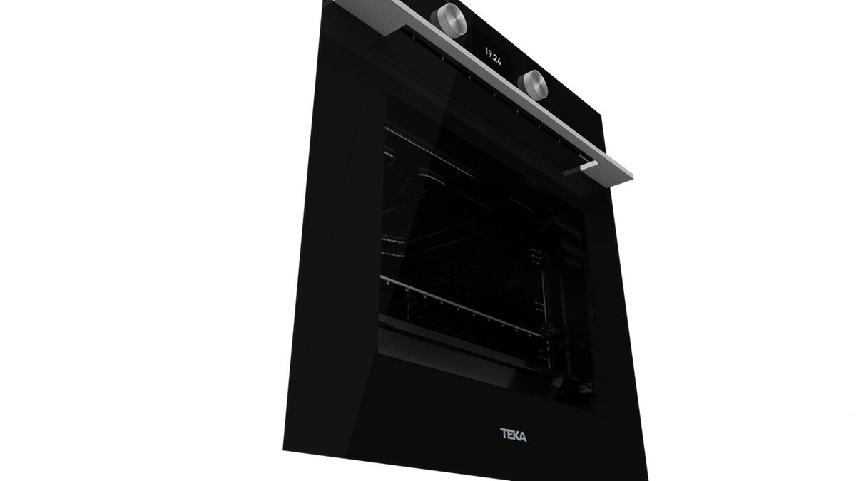 Forno Multifunções Edição Urban Colors Teka HLB 8600 BK E SurroundTemp A+ - Vidro Preto Preto-5