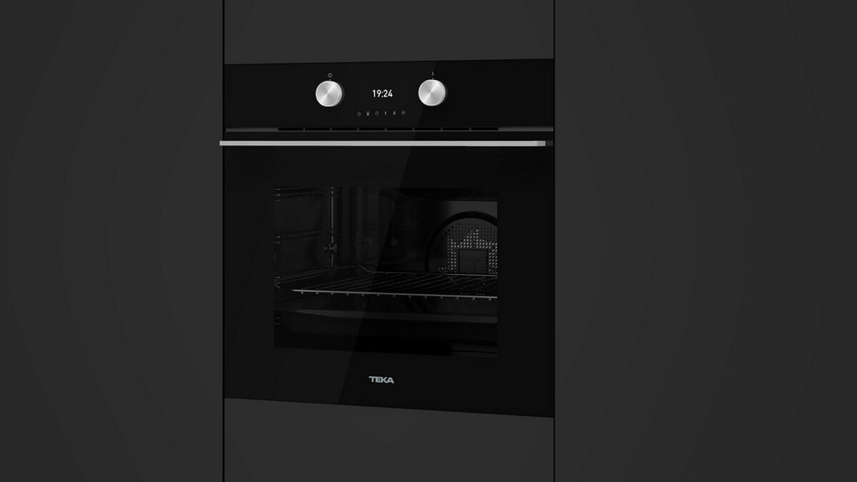 Forno Multifunções Edição Urban Colors Teka HLB 8600 BK E SurroundTemp A+ - Vidro Preto Preto-8