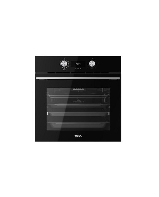 Forno Multifunções Teka HLB 8416 AIR SurroundTemp e HydroClean® Pro com Função Especial AirFry Fritar da Forma mais Saudável de 70 L - Vidro Preto Preto-1