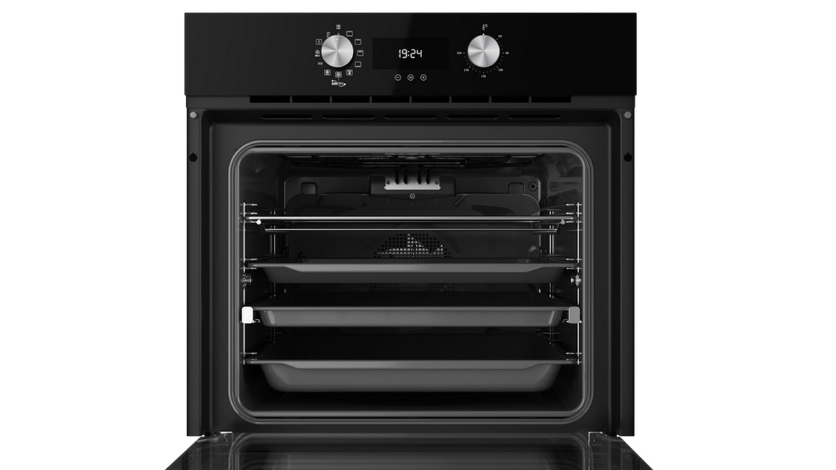 Forno Multifunções Teka HLB 8416 AIR SurroundTemp e HydroClean® Pro com Função Especial AirFry Fritar da Forma mais Saudável de 70 L - Vidro Preto Preto-3