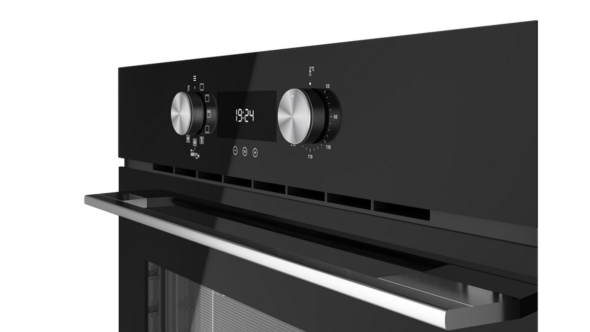 Forno Multifunções Teka HLB 8416 AIR SurroundTemp e HydroClean® Pro com Função Especial AirFry Fritar da Forma mais Saudável de 70 L - Vidro Preto Preto-5