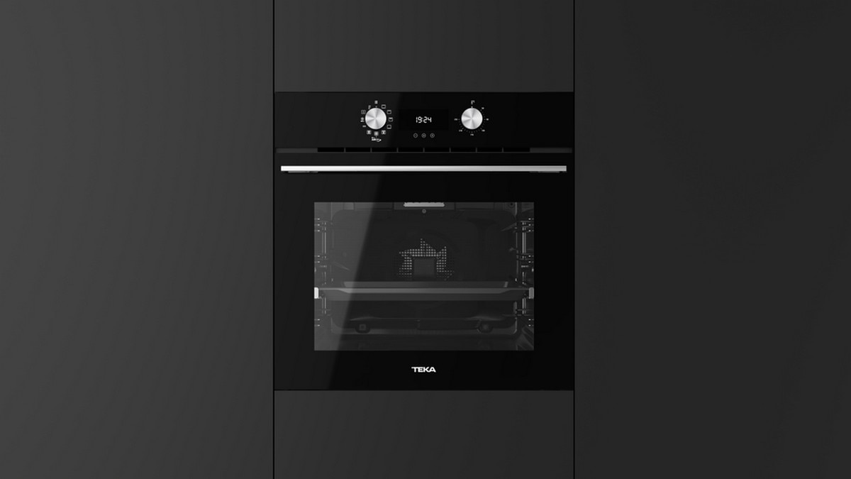 Forno Multifunções Teka HLB 8416 AIR SurroundTemp e HydroClean® Pro com Função Especial AirFry Fritar da Forma mais Saudável de 70 L - Vidro Preto Preto-7