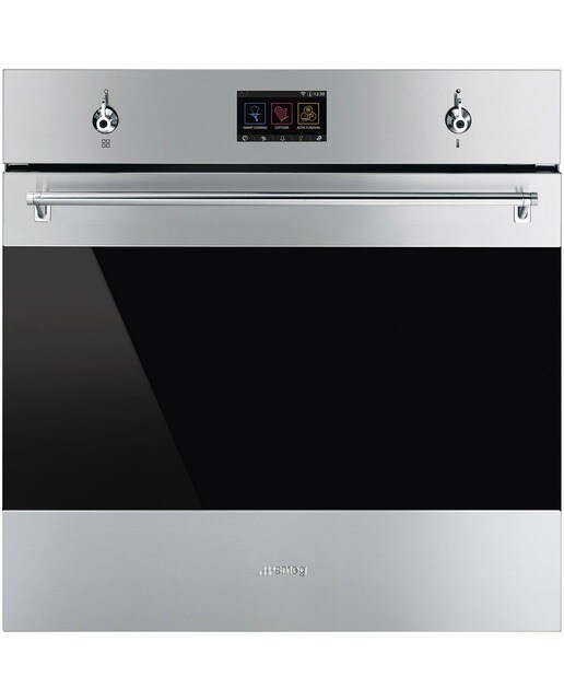 Forno Galileo Omnichef Smeg Classica SO6303APX Multitech VaporClean e de 68 Litros - Aço Inox Aço inoxidável-1