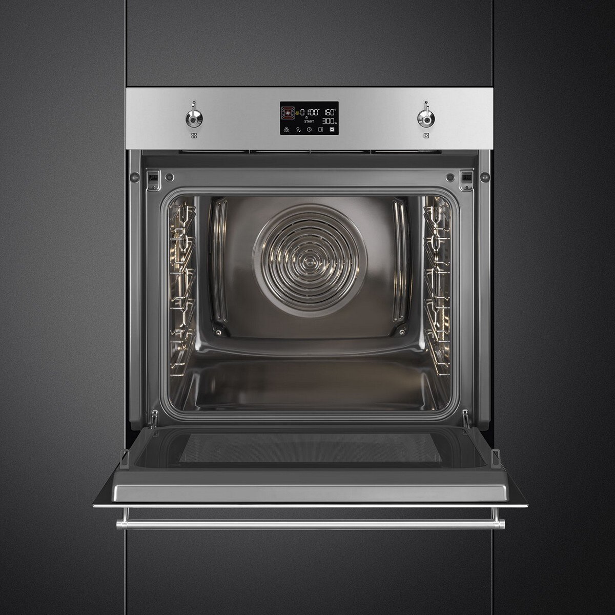 Forno Galileo SpeedwaveXL Smeg Classica SO6302M2X Combinado com Micro-ondas, VaporClean e de 68 Litros - Inox Inox-6