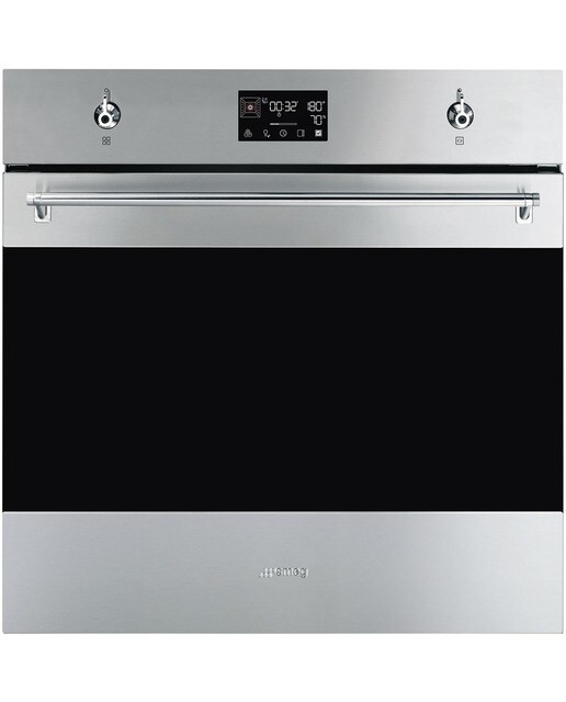 Forno Galileo Steam100 Smeg Classica SO6302S3PX Combinado com Vaporeira, VaporClean de 68 Litros - Aço Inox Aço inoxidável-1
