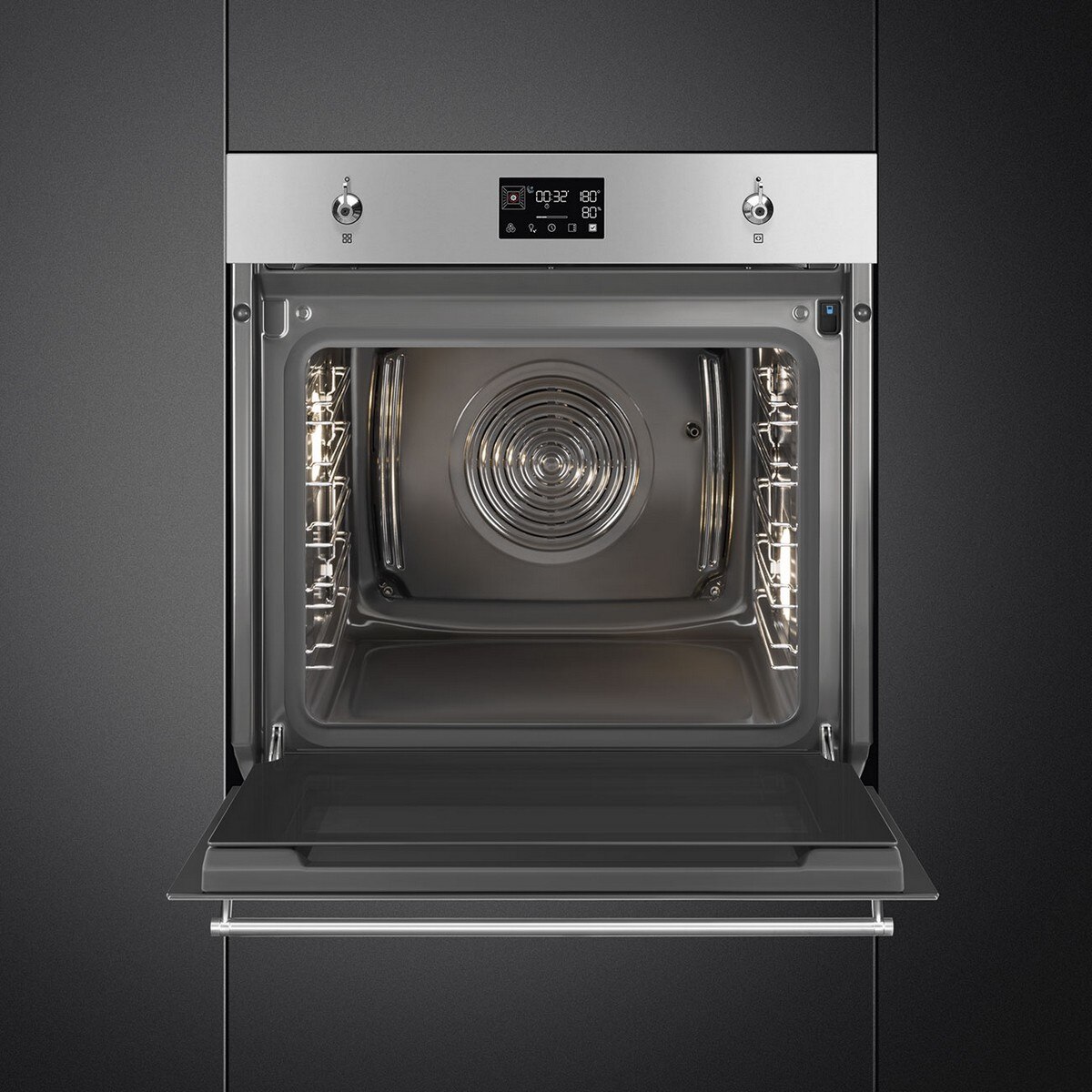 Forno Galileo Steam100 Smeg Classica SO6302S3PX Combinado com Vaporeira, VaporClean de 68 Litros - Aço Inox Aço inoxidável-6