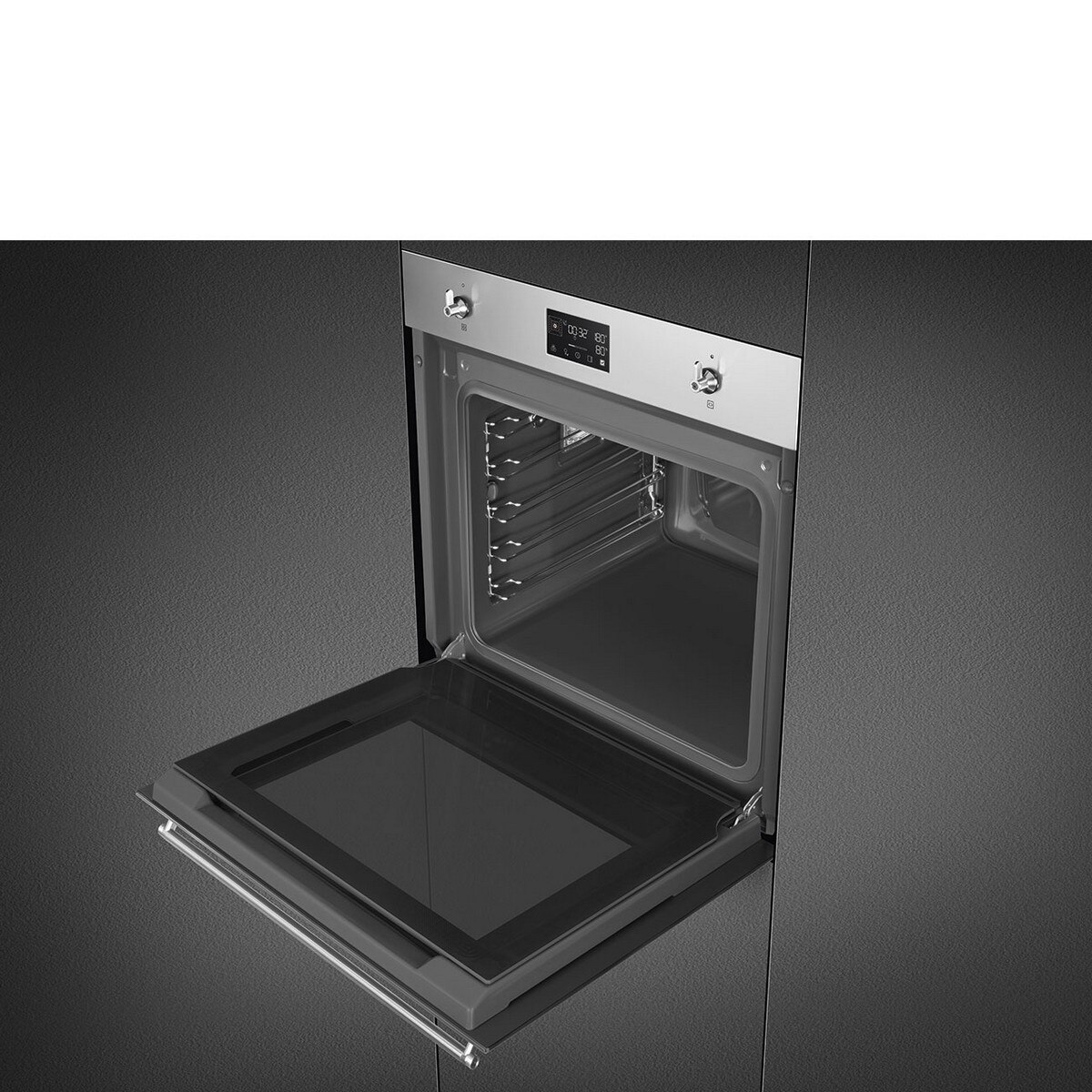 Forno Galileo Steam100 Smeg Classica SO6302S3PX Combinado com Vaporeira, VaporClean de 68 Litros - Aço Inox Aço inoxidável-7