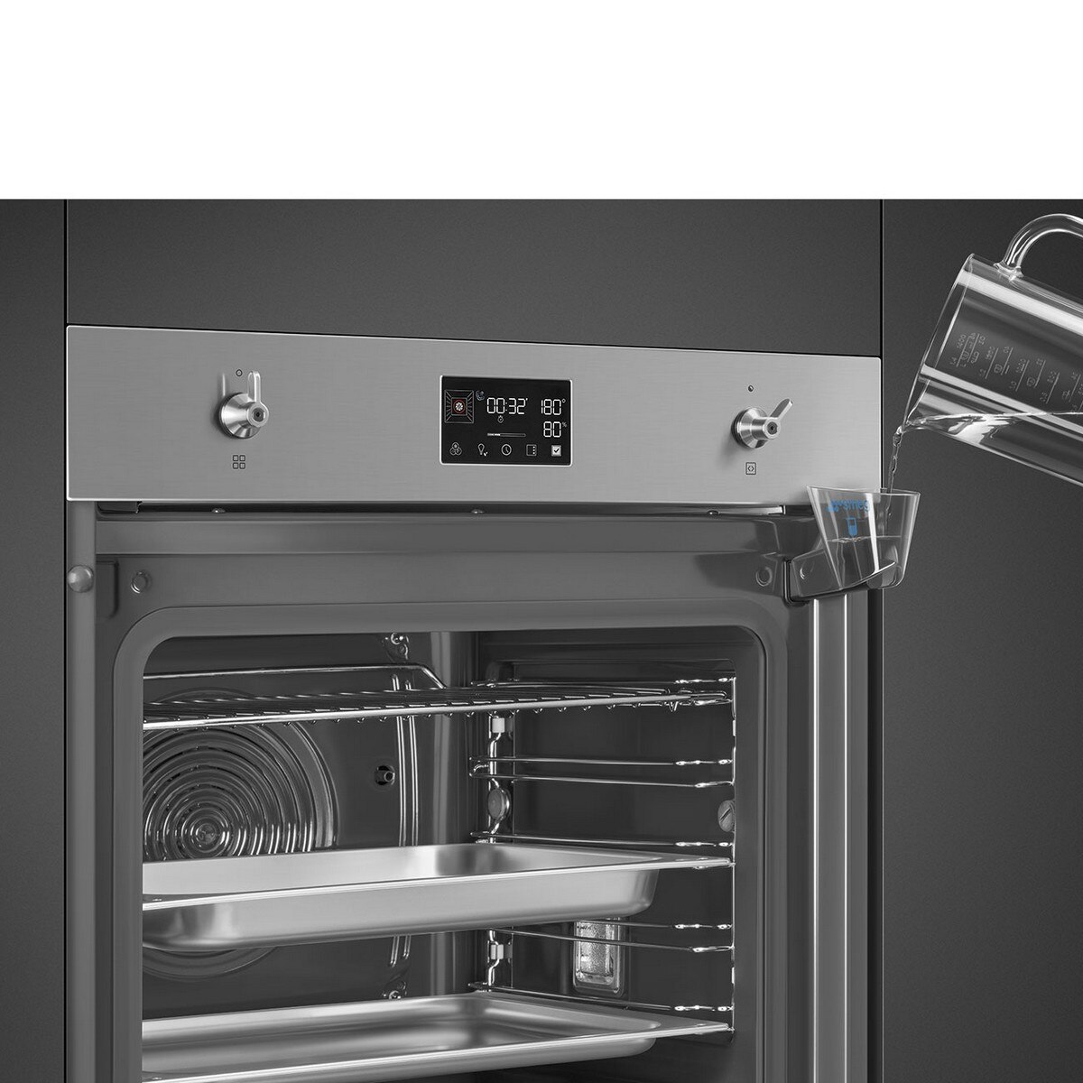 Forno Galileo Steam100 Smeg Classica SO6302S3PX Combinado com Vaporeira, VaporClean de 68 Litros - Aço Inox Aço inoxidável-10
