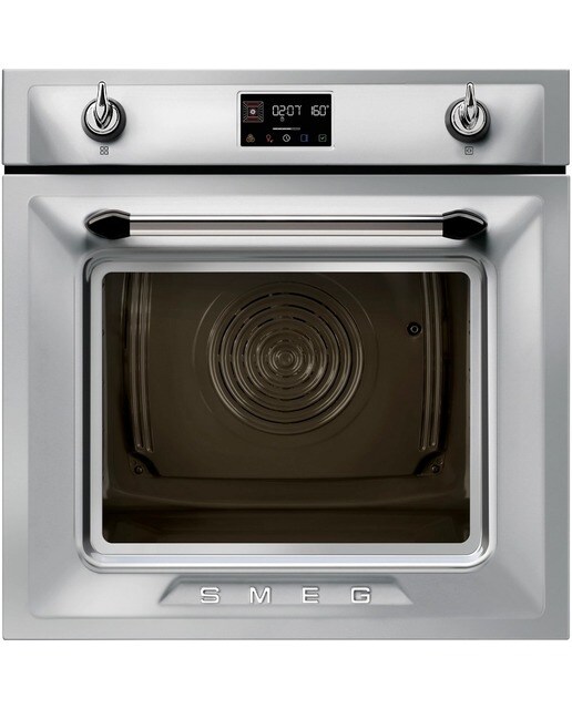 Forno Galileo Pyro Steam Smeg Victoria SOP6902S2PX com Sonda, Combinado com Vaporeira, de 3000 W e de 68 Litros - Aço Inox Aço inoxidável-1