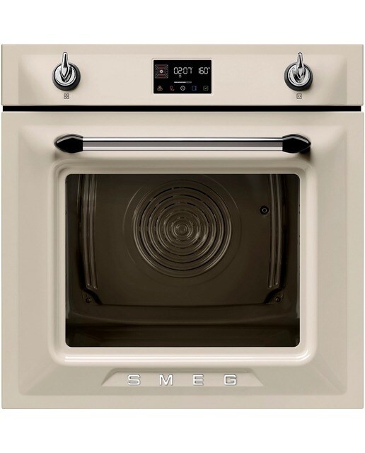 Forno Pyro Steam Smeg Victoria SOP6902S2PP com Sonda, Combinado com Vaporeira, de 3000 W e de 68 Litros - Creme Creme-1