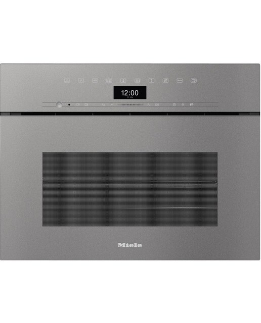 Forno a Vapor Combinado Compacto Miele DGC 7440 HCX sem Puxador, Pro DirectSensor, DualSteam e HydroClean e de 47 Litros - Cinza Grafite Cinzento-grafite-1