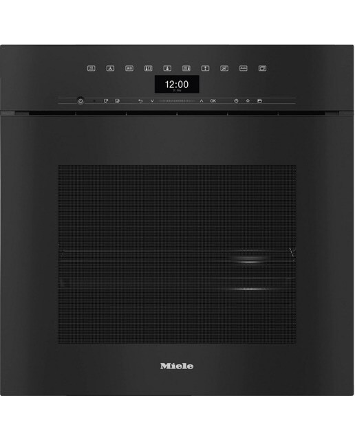 Forno a Vapor Combinado Miele DGC 7460 HCX Pro sem Puxador, DirectSensor, DualSteam e HydroClean e de 67 Litros - Preto Obsidiana Preto-1