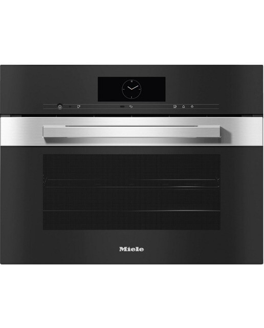 Forno a Vapor Combinado Compacto Miele DGC 7840 HC Pro M Touch + MotionReact, DualSteam, Wi-Fi+ Mix & Match e HydroClean e de 47 L - Aço Inox Aço inoxidável-1
