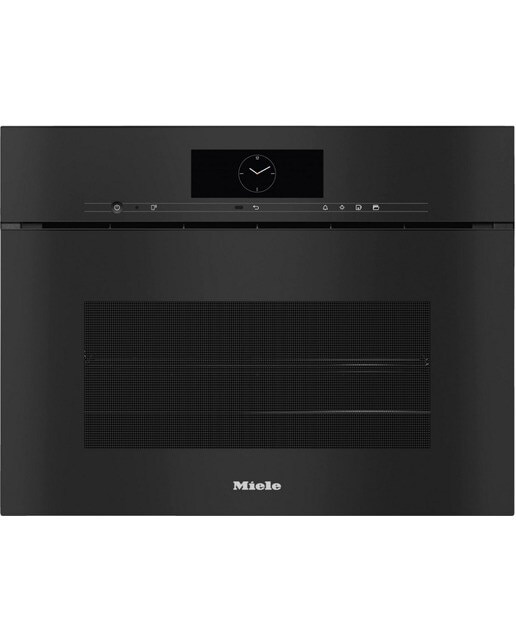 Forno a Vapor Combinado Compacto Miele DGC 7840 HCX Pro sem Puxador, M Touch + MotionReact, DualSteam, Wi-Fi+ Mix & Match, HydroClean e de 47 L Preto-1