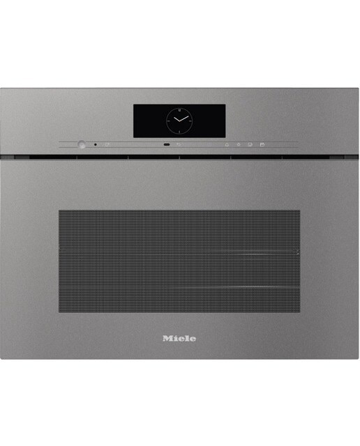 Forno a Vapor Combinado Compacto Miele DGC 7840 HCX Pro sem Puxador, M Touch + MotionReact, DualSteam, Wi-Fi+ Mix & Match, HydroClean e de 47 L Cinzento-grafite-1