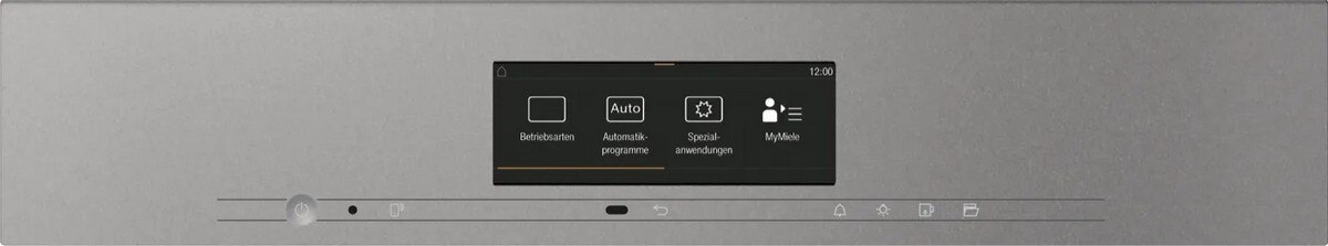 Forno a Vapor Combinado Miele DGC 7860 HCX Pro sem Puxador M Touch + MotionReact, DualSteam, Wi-Fi+ Mix & Match e HydroClean e de 67 L Cinzento-grafite-2