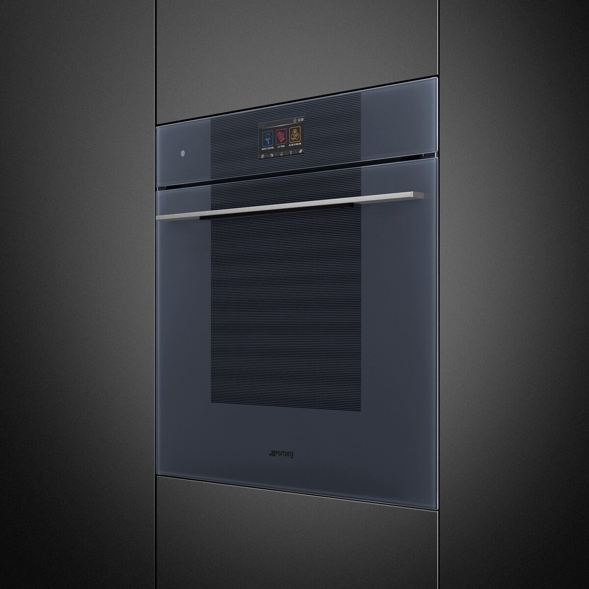 Forno Galileo Pyro Steam Smeg Linea SOP6104S2PG Combinado com Vaporeira, Pirolítico e de 68 Litros - Cinzento Cinzento-2