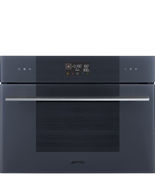 Forno Galileo Micro Combi Smeg Linea SO4102M1G Combinado com Micro-ondas de 40 Litros - Neptune Grey 1
