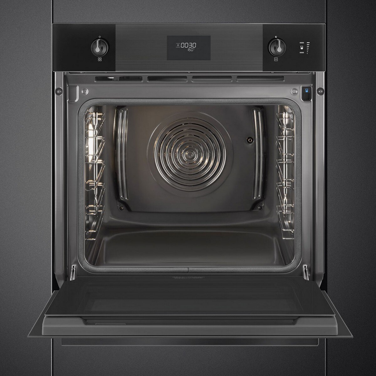 Forno Galileo Pyro Steam Smeg Linea SOP6101S2B3 Pirolítico Combinado com Vaporeira de 68 Litros - Preto Preto-5