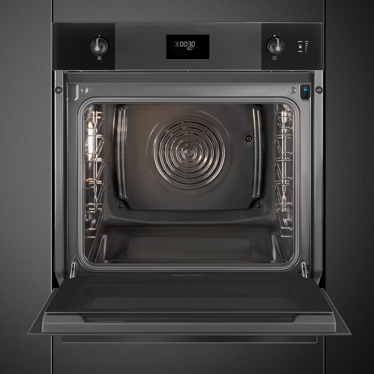 Forno Galileo SteamOne Smeg Linea SO6101S2B3 Combinado com Vaporeira de 68 Litros - Preto Preto-5