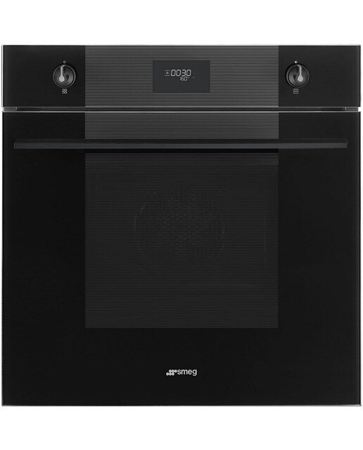 Forno Termoventilado Smeg Linea SFP6101TB3 Pirolítico de 70 Litros - Preto Preto-1