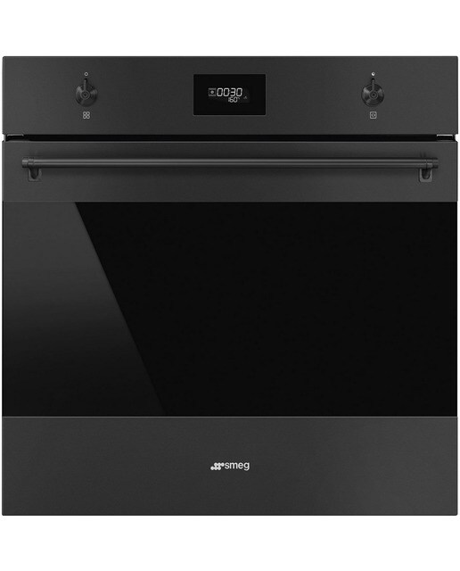 Imagem 0 de Forno Termoventilado Smeg Classica SFP6301TVN Limpeza Pirolítica de 70 Litros - Preto