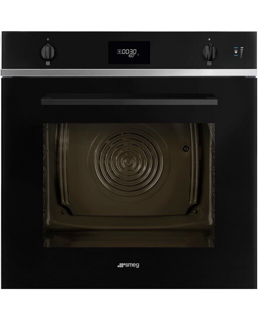 Forno Galileo Pyro Steam Smeg Selezione SOP6401S2B Combinado com Vaporeira de 68 Litros - Preto Preto-1