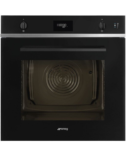Forno Galileo SteamOne Smeg Selezione SO6401S2B Combinado com Vaporeira VaporClean de 68 Litros - Preto Preto-1