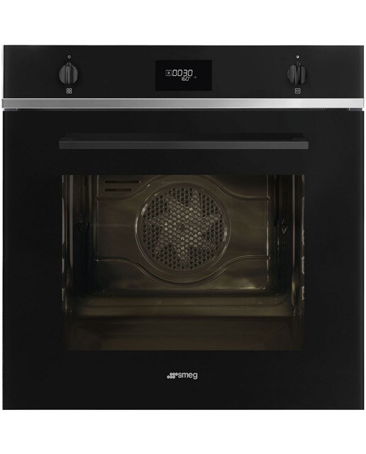 Forno Termoventilado Smeg Selezione SFP6401TB com Limpeza Pirolítica de 70 Litros - Preto Preto-1