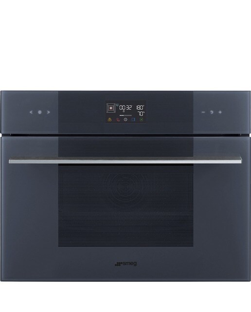 Forno Galileo Steam100 Smeg Linea SO4102S3G Combinado com Vaporeira VaporClean de 41 Litros - Neptune Grey 1